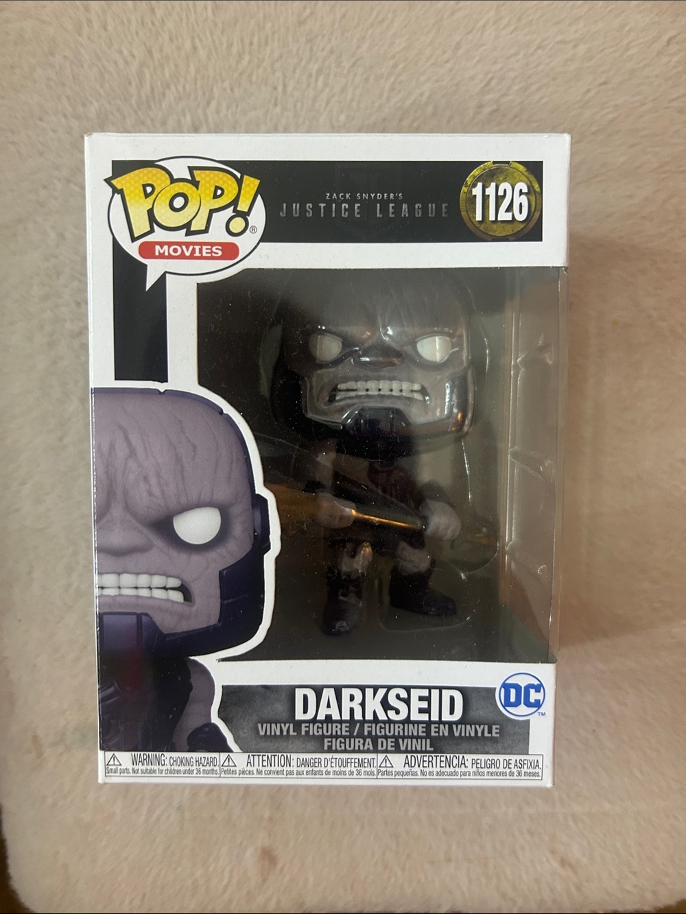 Funko Darkseid Pop! Vinyl Figure in Gray and Black